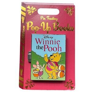 Disney Pin Trading Pop Up Books Winnie the Pooh LE 4000 Hinge Pin